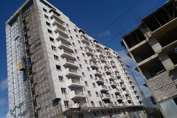 February 2018 - Exterior Plastering in Progress