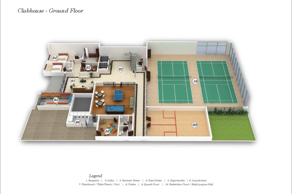 TGT - Club House - Ground Floor